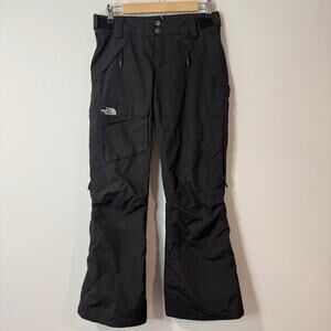 The North Face Women's Freedom Snow Pants Black Cargo XS Ski Snow Mountain